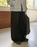 Kendyl Embroidered Cotton Banding Wide Pants