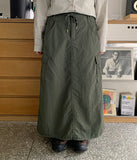 Hanako Banding Cargo Long Skirt