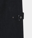 SNAP BIKER DENIM PANTS