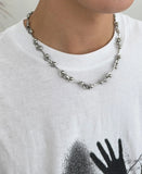 Heden Twisted Ball Chain Necklace