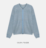 Cents round zip-up cardigan