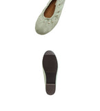 STUD SUEDE BALLET FLAT