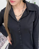 Vaniel Slim Button Collar Tee