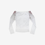 Sehi Printed Off-Shoulder T-Shirt