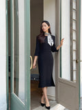 Linthia Slit Midi One Piece