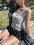 Coser Tencel Western Short Sleeve Denim Shirt