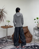 Hanen Fingerhole Hooded Knit