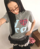 Coren Camo Dot Tiered Mini Skirt