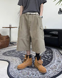 Ferid Stone Washed Cargo Bermuda Pants
