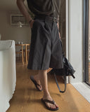 Hilla Pintuck Bermuda Slacks