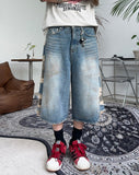 Shirato Camo Bermuda Denim Pants