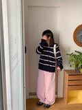 Tsukoi Stripe Hood Knit