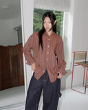 Zecker Ethnic Hippie Stripe Long Sleeve Shirt