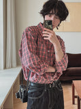Ruins check overshirt