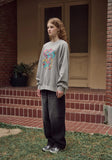 Stuffy Bunny Raglan Pigment Sweatshirt
