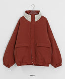 [Unisex] Sangeru Color Matching Half Padding Jumper