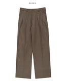Latz Two-Tuck Banding Wide Slacks