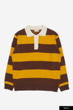 Odisha rugby collar wool knit sweatshirt