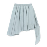 RIBBON FLARE SKIRT