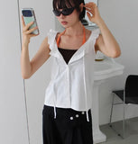 FRILL COLLAR BLOUSE