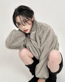 Crop mink jumper