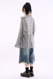 Extremely thin over check shirt