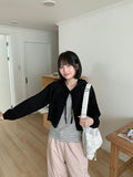 Hikota Summer Ribbon Hood Bolero Cardigan