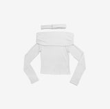 Rish Off-Shirring T-Shirt (Muffler Set)