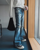 Cora Damage Bootcut Denim Pants