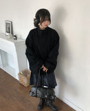 Kotori slit check midi skirt