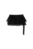 Bunny Frill Wrap Mini Skirt