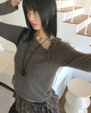 Jetso Layered Checkered Micro Mini Skirt Belt