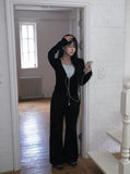 Ribu Pocket Banding Sweat Bootcut Pants