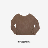 Ribin see-through knitwear