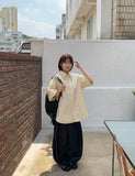 Kituri Summer Raw Denim Balloon Wide Pants