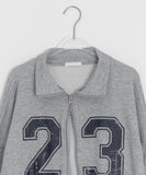 Unan Printing Track Zip-Up