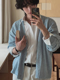 Rusling overfit silket shirt