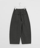 Calcott Cargo Brushed Banding Balloon Wide Pants