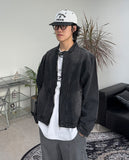 Shard biker denim jacket