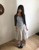 Culo Check Midi Skirt