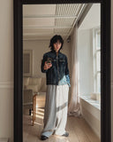 Undead China Neck Denim Jacket