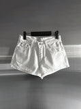 Teeth Adjust Cotton Shorts