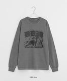 Podane Pigment Printing Over Long Sleeve Tee