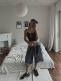Didi numbering crop sleeveless