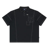 DOUBLE POCKET STITCH PIQUE SHIRT