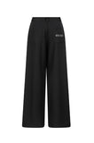 [mnem] Folded Emblem Slacks