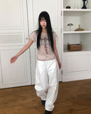 Winky Cotton Wide Pants
