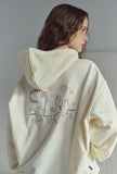 Bubbly Embroidered Hoodie