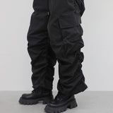 Retif String Shirring Wide Pants