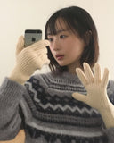 Renti Wool Angora Nordic Jacquard Knit